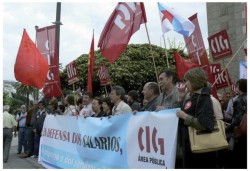 Acordos da CIG coas demais organizacións sindicais contra a Lei de Medidas no Emprego Público