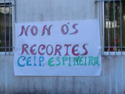 Éxito do paro de brazos caídos en todo o país