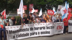 Delegadas e delegados sindicais impiden que o Conselleiro faga da inauguración do curso un acto propagandístico