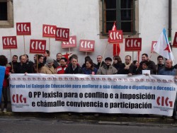 A CIG-ENSINO denuncia que a “Lei de convivencia e participación da Comunidade educativa” nace coa maior oposición social coñecida e ao servizo da ideoloxía do Partido Popular