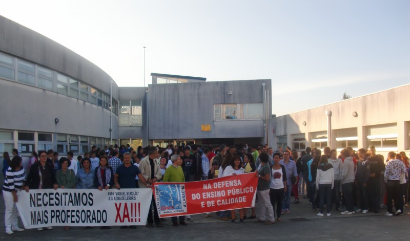 Éxito do paro de brazos caídos en todo o país