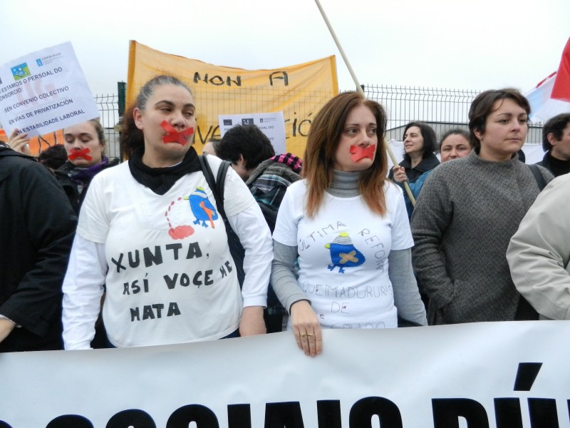 A CIG denuncia persecución e represión para impedir as mobilizacións nos centros de traballo do Consorcio Galego de Servizos de Igualdade e Benestar