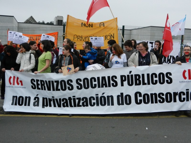 A CIG denuncia persecución e represión para impedir as mobilizacións nos centros de traballo do Consorcio Galego de Servizos de Igualdade e Benestar