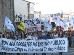 A CIG-Ensino apoia a folga convocada para o mércores 17 polas organizacións estudantís galegas